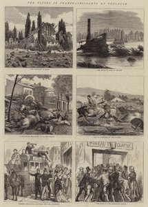 De overstromingen in Frankrijk, incidenten in Toulouse